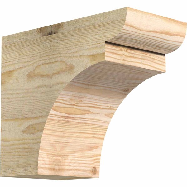 Ekena Millwork Yorktown Rough Sawn Rafter Tail, Douglas Fir, 6"W x 10"H x 12"L RFT06X10X12YOR00RDF - main